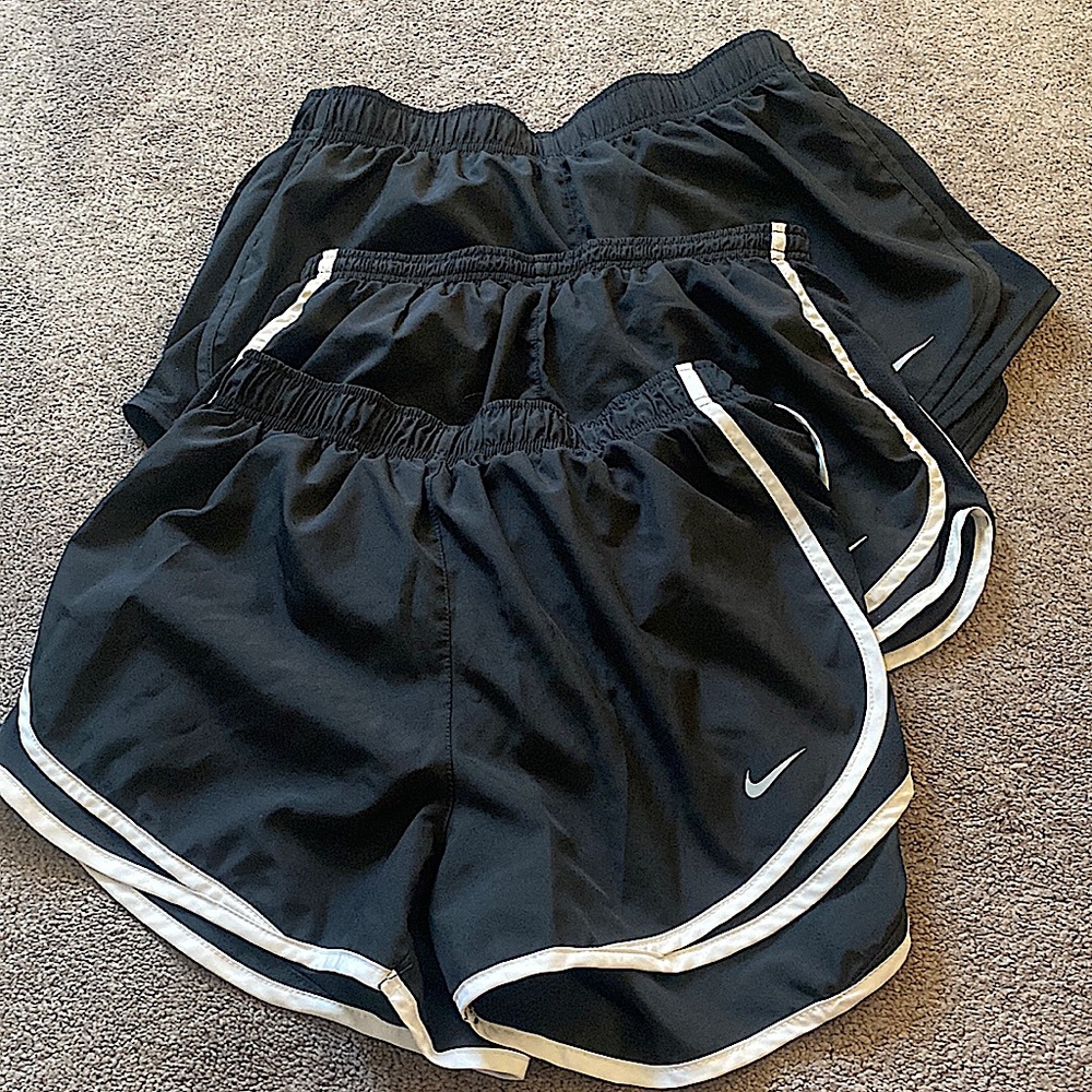 Nike DRI-FIT athletic shorts bundle 3 pairs